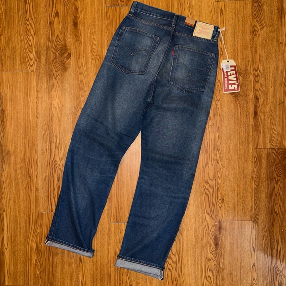 LEVI’S VINTAGE CLOTHING 1950'S 701® WOMEN'S JEANS SIZE 30 PINK SELVEDGE NWT - Picture 6 of 16